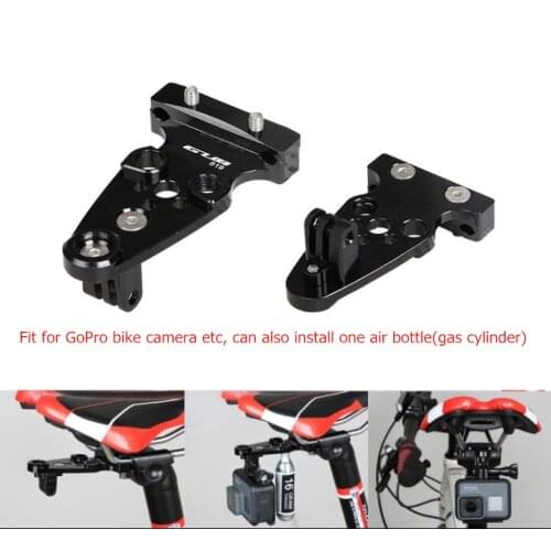 GUB 619 Aluminum Alloy Mountain Bike Cushion Gopro Motion Camera CO2 Cylinder Transfer Seat Fixed Bracket Sport Camera Adapter