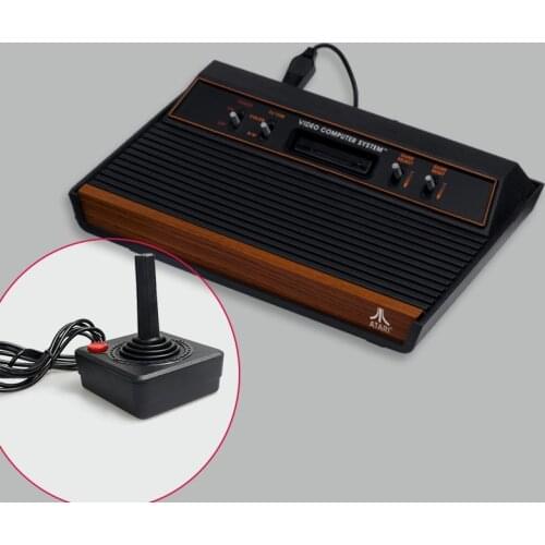 Upgraded 1.5M Gaming Joystick Controller For Atari 2600 game rocker With 4-way Lever And Single Action Button Retro Gamepad
