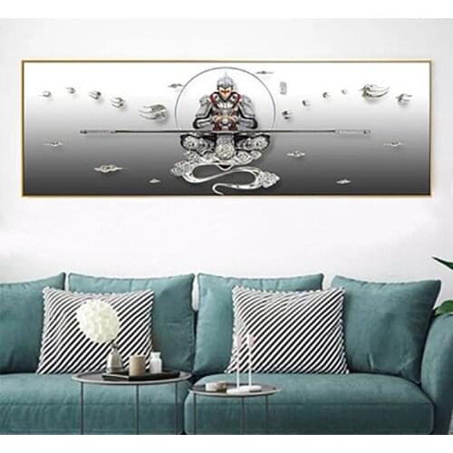 Round Diamond 5D DIY Diamond Painting Sun Wukong Embroidery Cross Stitch 3D Rhinestone Home Decoration Gift