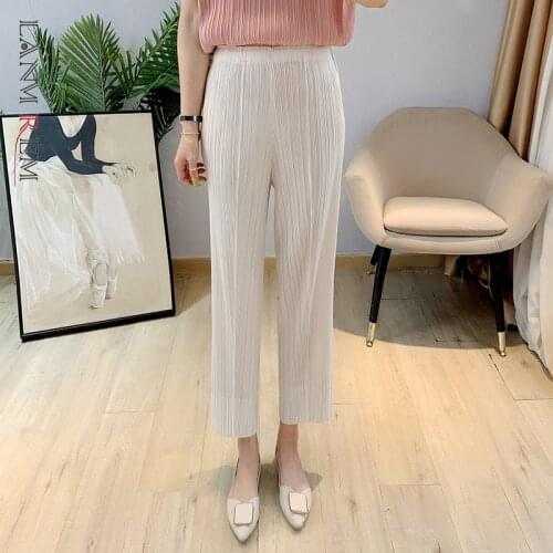 LANMREM Women's Straight Trousers