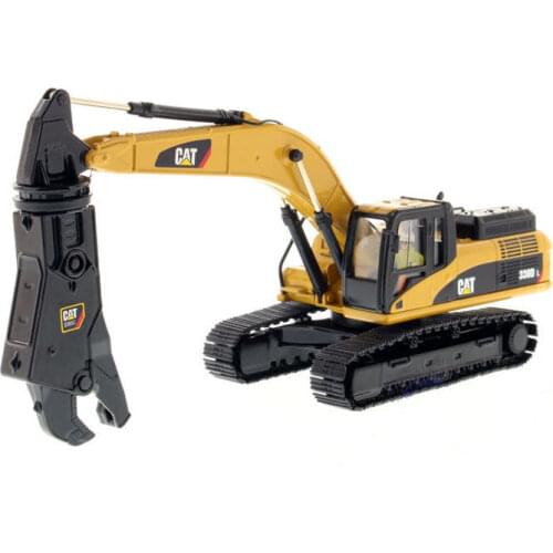 Norscot 1:50 Caterpillar Cat 336D L Tracked Excavator with Scrap Shear Engineering Machinery DieCast Toy Model 55283 Collection