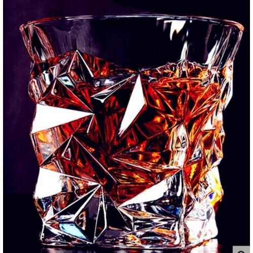 2016 New Multi-style Square Crystal Whiskey Glass Cup For the Home Bar Beer Water and Party Hotel Wedding Glasses Gift Drinkware