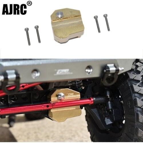 Axial Jeep Wrangler AXI03007/SCX10 III Jeep Gladiator AXI0306 T1/T2 copper material front and rear gearbox universal cover