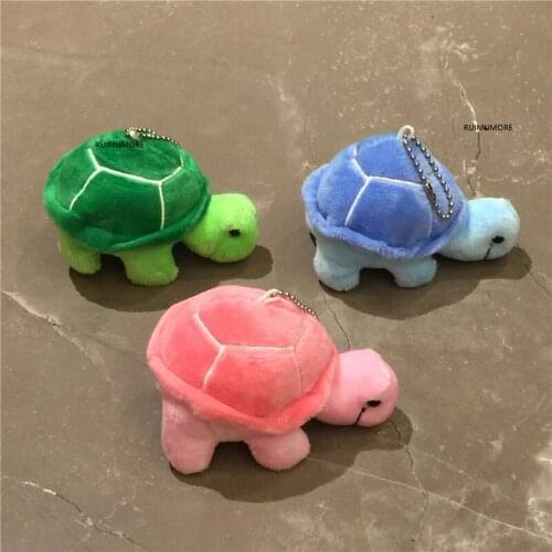 Mix Colors , 8-9CM Little Childrens Gift Plush Toy , New Stuffed Tortoise