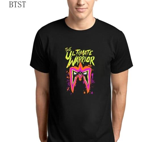 Ultimate Warrior Casual Men T Shirt hip hop style harajuku Short Sleeve O-Neck Womens T-Shirt Cool Tshirts