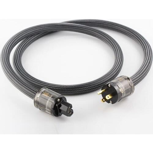 Yter HI-End US Audio Power Cord Cable OFC Copper Mains AC Extension Power Cable For tube amplifier 10AWG Audiophile power cable