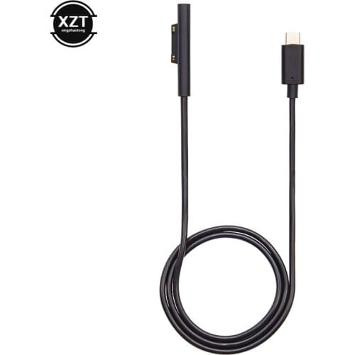 USB C Type C Power Supply Charger 15V 3A Adapter Charging Cable Cord for Microsoft Surface Pro 6 / 5 / 4 / 3 150cm