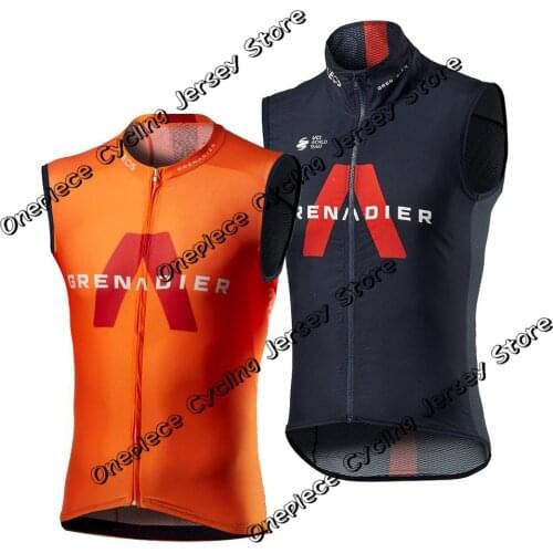 Team Ineos Grenadier 2021 Pro Windproof Vest Mens Summer Champion Cycling Jersey Sleeveless Rode Bike Wear Mtb Maillot Ropa