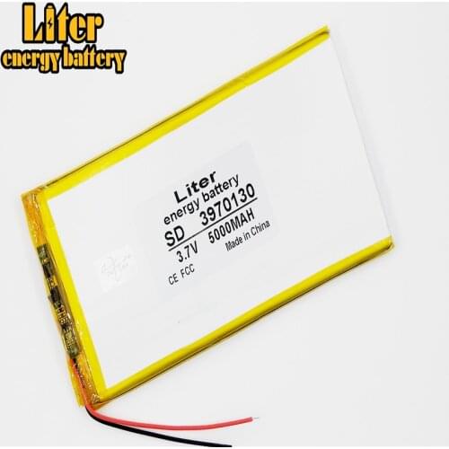 3.7V 5000mAh 3970130 Lithium Polymer Li-Po li ion Rechargeable Battery cells For Tablet PC V811 812 Battery