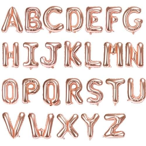 32 Inch Birthday Number Balloons Figures Gold Letter Ballon Wedding Balloons Birthday Party Decorations Kids Adult Name Baloon