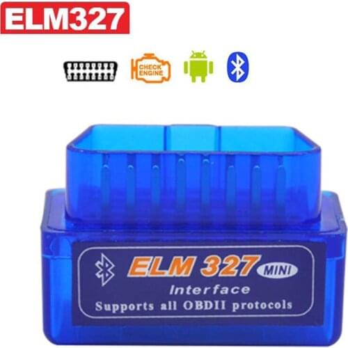 5pcs Super Mini V2.1 ELM327 OBD OBD2 ELM 327 Bluetooth Interface Auto Car Scanner Diagnostic Tool for Android Windows Symbian