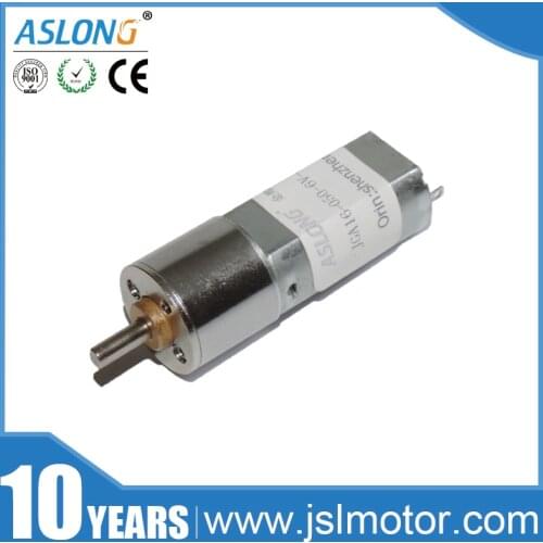 ASLONG JGA16-050 Low Speed Motor 9-360rpm 6V Electric Motor 3V High Torque DC Motor Reductor Wholesales