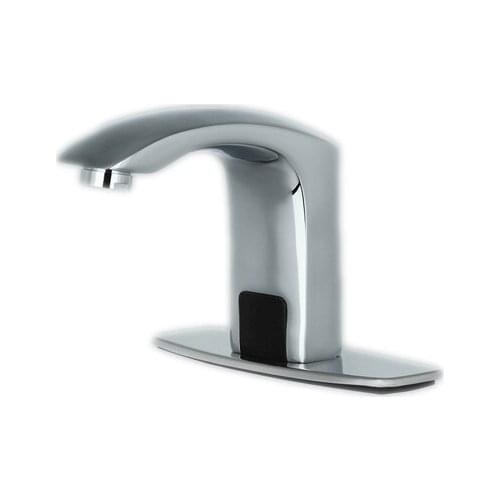 Free shipping Single cold automatic sensor basin faucet with polished chrome hotel bathroom sensor faucet,sensor basin taps