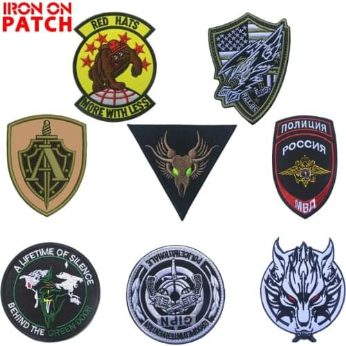 A LIFETIME OF SILENCE Embroidery Patch US Army Tactical Military Patches DIY Badge For Clothing Decorative Applique PATCH