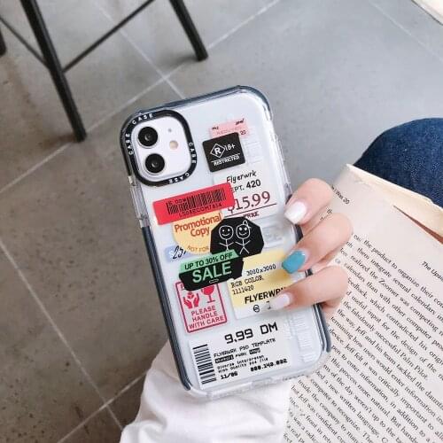 Personality Graffiti Pattern Case For iPhone 7 8 XR XS X 11 12 13 PRO Mini soft back cover Coque Texture Fitted Phone Case
