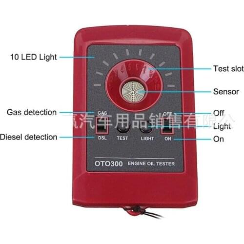 Digital Oil Tester Portable Automobile LED Motor Engine Oil Quality Detector Gas Derv Fluid Analyzer Car Oil Quality Tester Gas