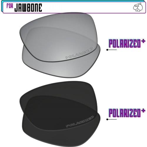 EZReplace Polarized Replacement Lenses for - Oakley Jawbone Sunglasses - Blk P Plus-SirP Plus
