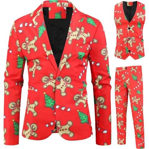 New Floral Print Suit Blazer Fashion Casual Slim Fit Men suits 2-3 pcs Plus Size Hust Stage Singer Costume Can be Single Sale