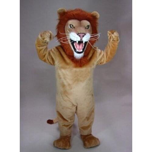 African Lion Mascot Costume Suits Cosplay Party Game Dress Outfits Clothing Advertising Carnival Halloween Xmas Easter Festival