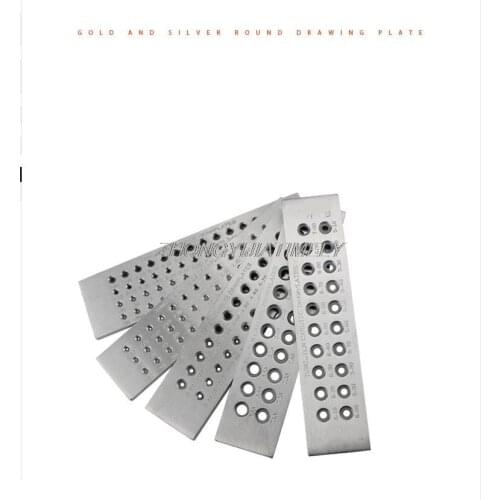 Round gold and silver jewelry wire drawing board, semicircle wire drawing board, birdcage bamboo wire drawing board, gold tool