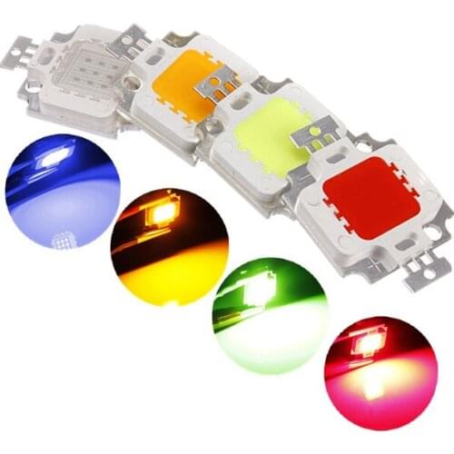 Multicolor 10W High Power Integrated LED lamp Chips SMD Bulb For Floodlight Spot light Red/Green/Blue/Yellow