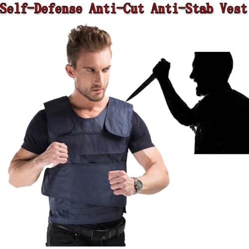 NEW 2 level stab resistant vest soft self-defense police use Security Tactical chutz weste tatico anti stab covert stab vest