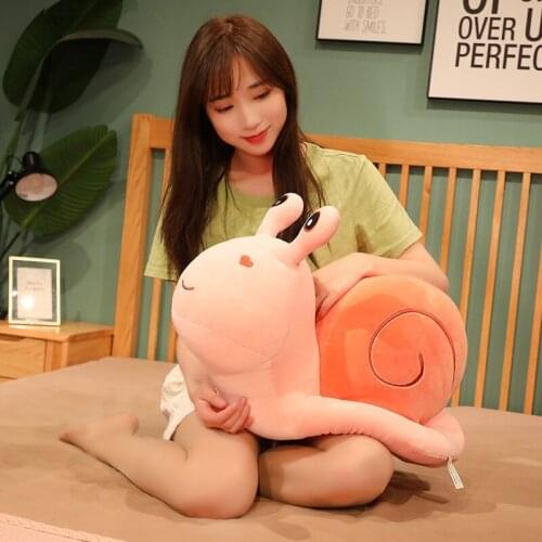20cm High Quality Cartoon Anime Snails Plush Toys Lovely Snails Soft Stuffed Animal Dolls for Home Birthday Decor Gifts