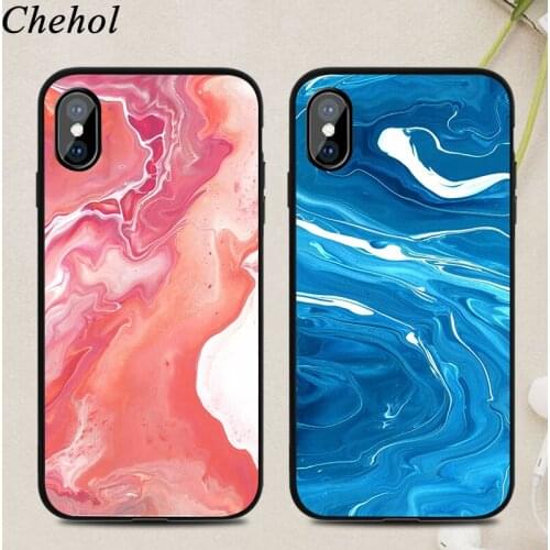 Luxury Phone Cases for IPhone X XS MAX XR 8 7 6s Plus Fashion Marble Print Case Soft Silicone TPU Fitted Back Covers Accessories