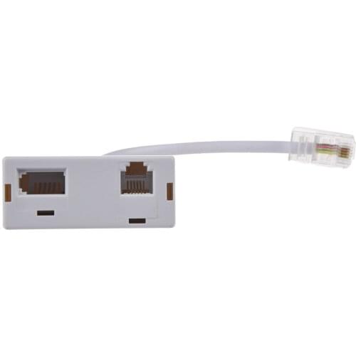 RJ45 Plug to RJ11 BT Socket Splitter Telephone Adapter Dropshipping