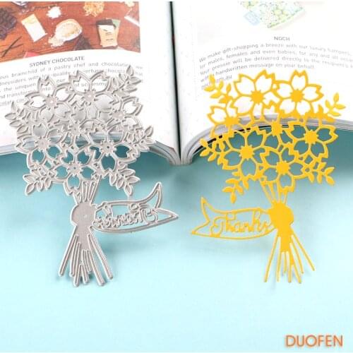 020212 1pc cherry floral bouquets stencil metal Cutting dies for DIY papercraft project Scrapbook Paper Album greeting card