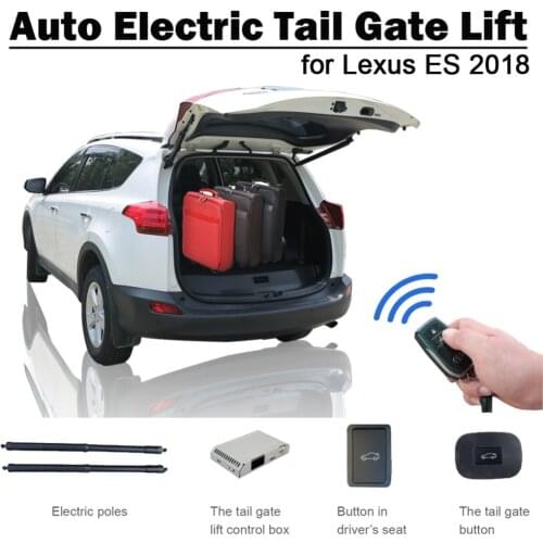 Smart Auto Electric Tail Gate Lift for Lexus ES 2018 Remote Control Drive Seat Button Control Set Height Avoid Pinch