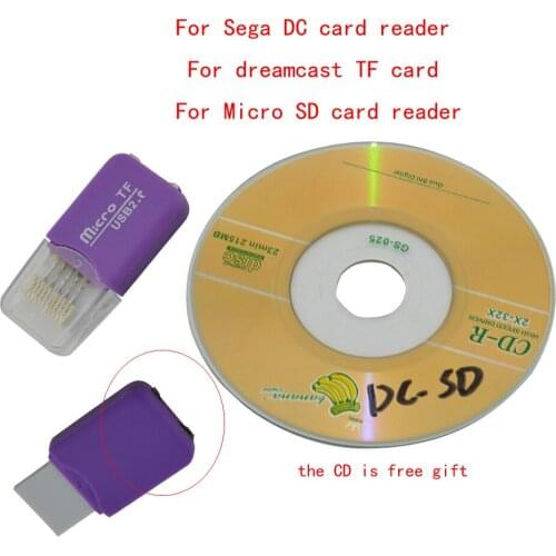 10pcs a lot for Sega DC card reader dreamcast TF card Micro SD card reader DC card reader