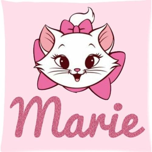 2019 Pillow Case 45*45cm The Aristocats Polyester Cushion Case Sofa Waist Throw Cushion Cover Home Car Decor