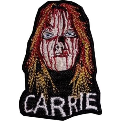 3.55'' Carrie Logo Embroidered iron on and sew on Patch Horror Movie Carrietta White Novel Stephen King