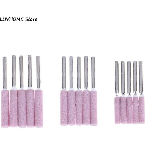 5 Pcs/Set Chainsaw Sharpening Grinding Stone Bits Power Tool Parts Replacement