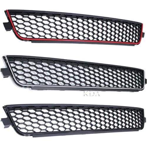 Auto Replacement Front Bumper Grille Racing Grill Cover For VW Jetta MK6 GLI 2012 2013 2014 5C6853677B