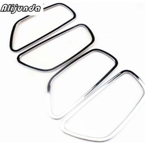 For the Kia Cerato K3 2013 2016 car-Styling car door chalice ABS chrome trim trim inner lid in auto accessories