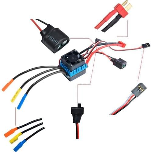 ESC 35A Brushless Waterproof Speed Controller with ESC for RC Car Crawler