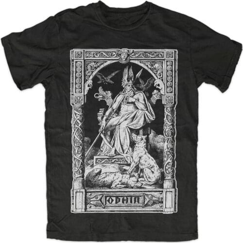 God War Thor Hammer, Viking Valhalla, Odin Throne T-Shirt. Summer Cotton Short Sleeve O-Neck Mens T Shirt New S-3XL