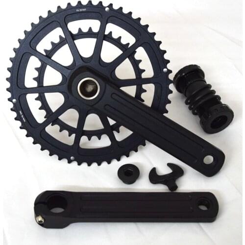 TRUYOU Road Bicycle Crankset 50-34T Double Plate Chainwheel Folding Bike Chain Ring 10 11 12 Speed 170mm Crank Length