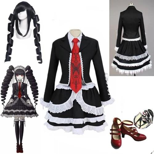 2020 Anime Danganronpa Dangan Ronpa Celestia Ludenberg Cosplay Costume Fancy Custom Made Halloween Carnival Party Clothing