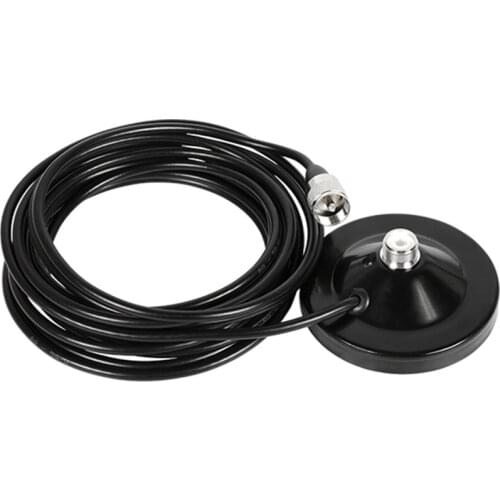 Magnetic Antenna Base 5M Feeder Cable 13CM Magnet PL259 port Two Way Radio Accessories Two Way Radio For Mobile Radio