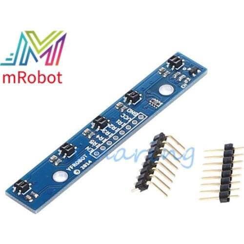 3.3-5V Obstacle Avoidance Infrared Tracking Sensor Module 5-way Infrared Probe For Arduino Robot Smart Car Kit QTR-5RC