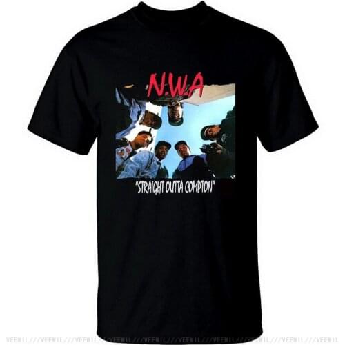 NWA T Shirt Straight Outta Compton American Rap Hip Hop Men Vintage T-Shirt Summer Cool Funny TShirt Plus Size