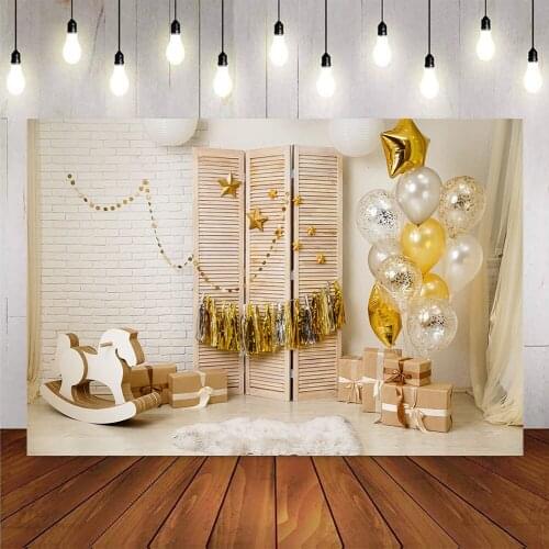 First birthday backdrop for photography celebration party decoration newborn baby shower balloons background for photo studio