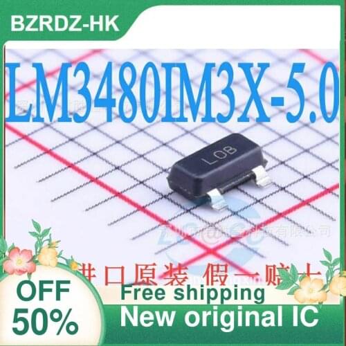 2-10PCS/lot LM3480IM3X-5.0 SOT-23 100mA 5V L0B New original IC