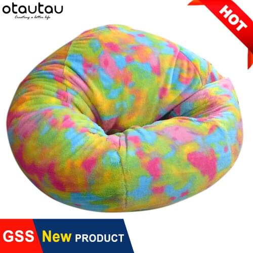 OTAUTAU Adults Kids New Big XXL Bean Bag Chair Covers No Stuffed Beanbag Sofa Pouf Bed Pouf Ottoman Futon Relax Lounge Furniture