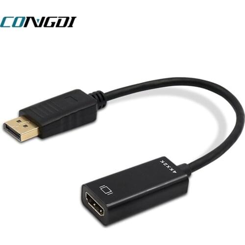 DP to HDMI-Compatible Adapter Male to Female Cable Wire Converter for Laptop PC HDTV Monitor Displayport 1080P 4K HD Adapter