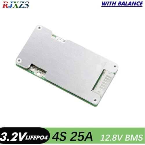 4S 25A lifepo4 12.8V 14.4V 18650 BMS battery protection board bms pcm for solar-powered street lamp solar streetlight