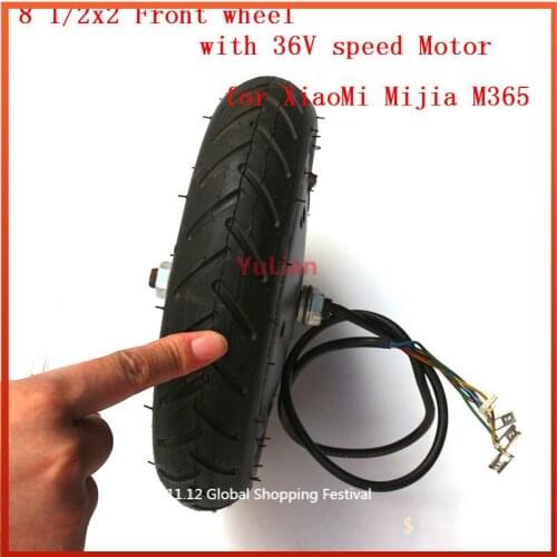 M365 Electric Scooter Wheel Motor Explosion Proof Wheel Tire for Xiaomi M365 Electric Scooter Parts 36V 250W